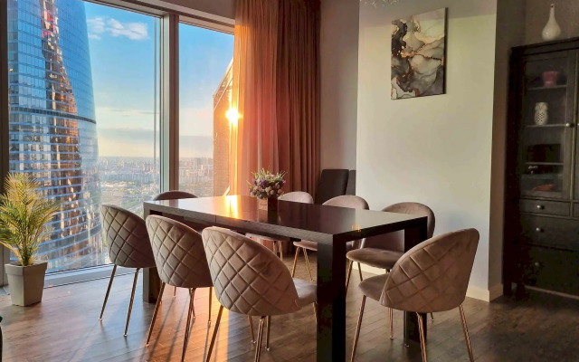 Moskva Siti Liberty 54 etazh 2 komnaty Apartments