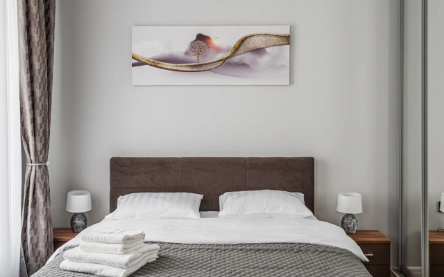 Flat Inn v ZHK dom "Chkalov" 15 etazh na Kurskom Vokzale Apartments