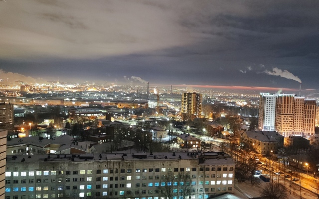 1-к. квартира на Базарной площади с видом на пруд, 30 м², 22 этаж