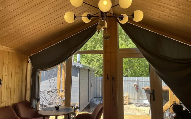 Частный дом С бaней и сибирcким банным чаном