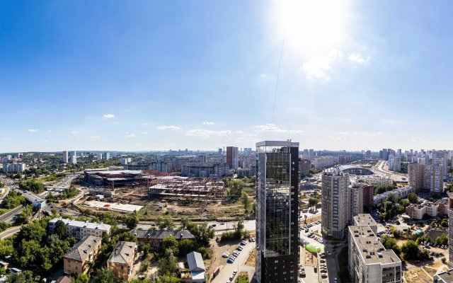 Однокомнатные апартаменты Stepanenkov с видом на город на Белинского 177а/3