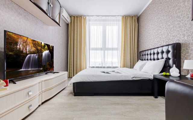 Апартаменты 24 Этаж Панорама Города и Гор  ЖК Большой, Самый Центр Бесконтактное Заселение 24/7 by Depart Apart