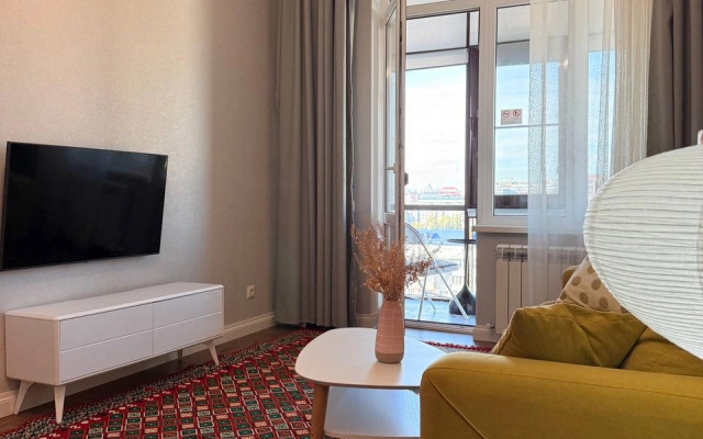 Квартира Двухкомнатная Светлая в Новостройке с Видом на Море