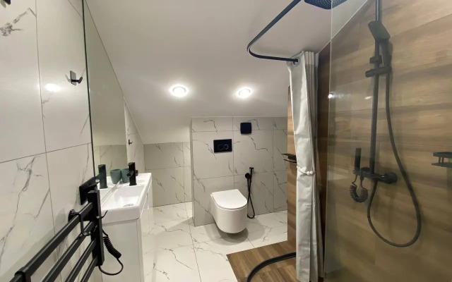 Частный дом Современный большой дом с баней