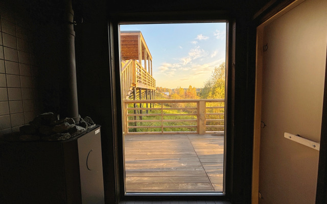 Частный Дом с Видом на Закат и Панорамной Баней