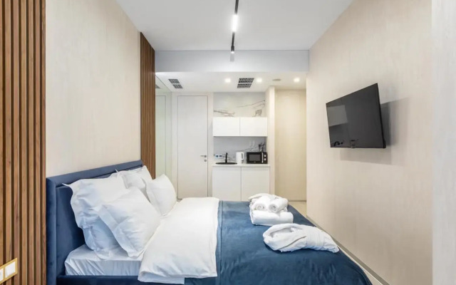 Апартаменты с видом на башни Москва-Сити