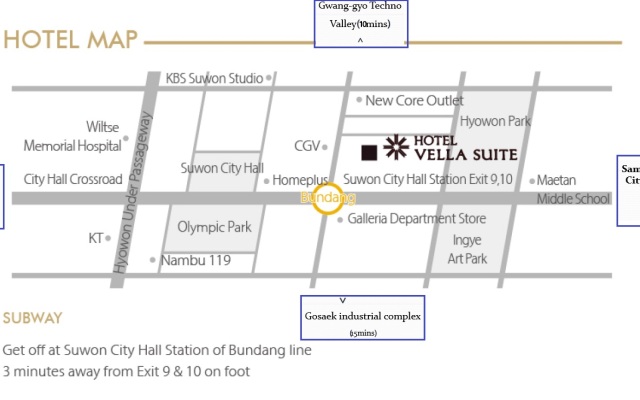 Vella Suite Hotel Suwon