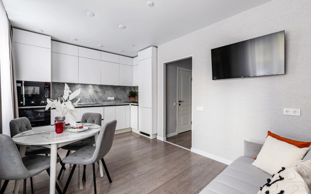 Апартаменты TatAparts оранжевая идиллия в современной студии