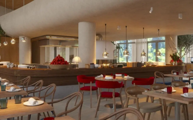 Lyuks Odnokomnatny S Balkonom v otele Grand Cascade Apartments