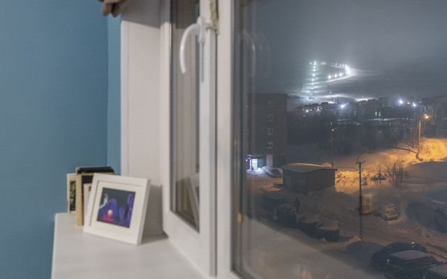 S vidom na ozero i gory Flat
