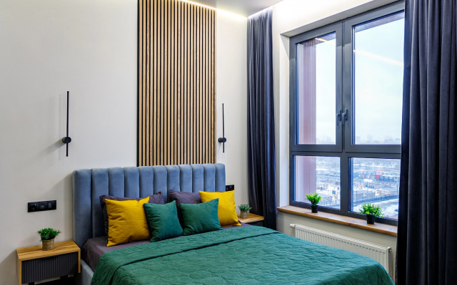 Квартира Стильная четырехместная студия в ЖК Сидней Сити