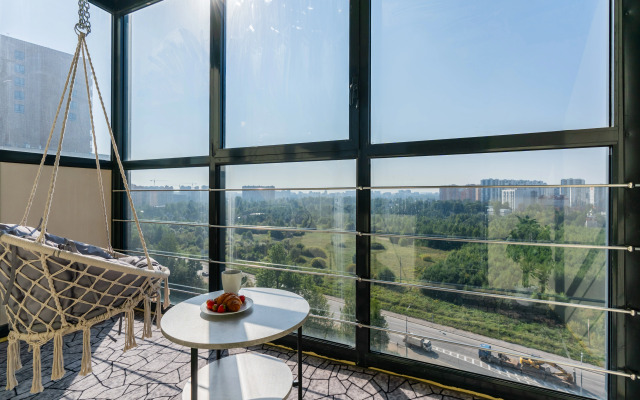 Uyutnaya Svetlaya S Vidom Na Zakat Flat
