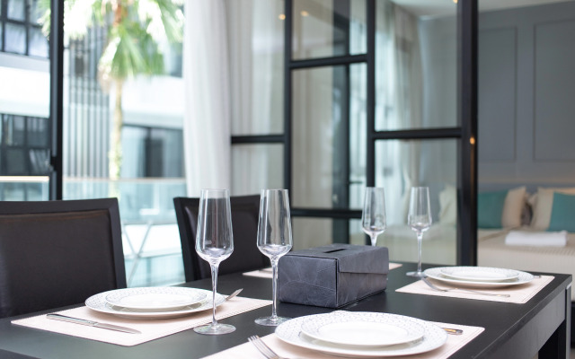 Апартаменты 2-комнатные Palmyrah 5 мин до пляжа Сурин PALM-C302