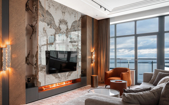 Апартаменты Трехкомнатные Luxury Dubai с двумя спальнями