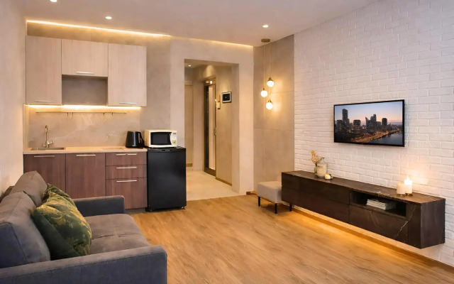 Апартаменты Студия рядом с метро Авиастроительная