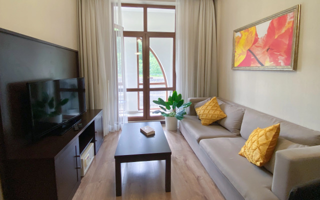 Однокомнатная квартира с Видом на Горы в 300м от Подъёмника