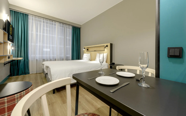 Апартаменты VEDA Aparts  в DOMINA Пулково с раздельными кроватями