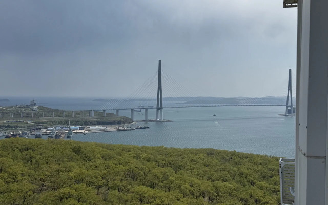 Квартира Уютная с видом на Русский мост