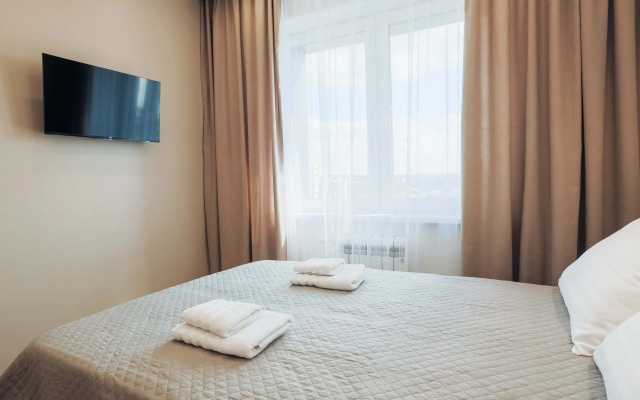 Апартаменты Взлёт Возле Аэропорта на 2 Гостя