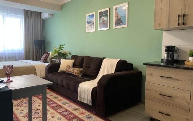 Апартаменты Студия Көктем с шикарным видом на город