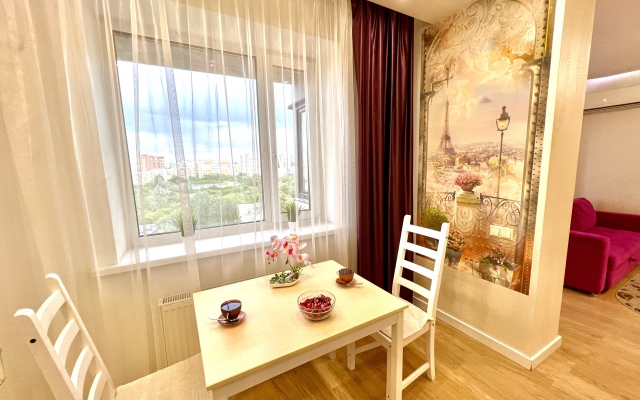 Studiya na 13-m Etazhe v ZHK Sovremennik Apartments