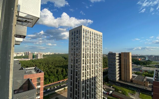 Studiya Dizajnerskaya v Novom ZHK na Metro Ozernaya Apartments