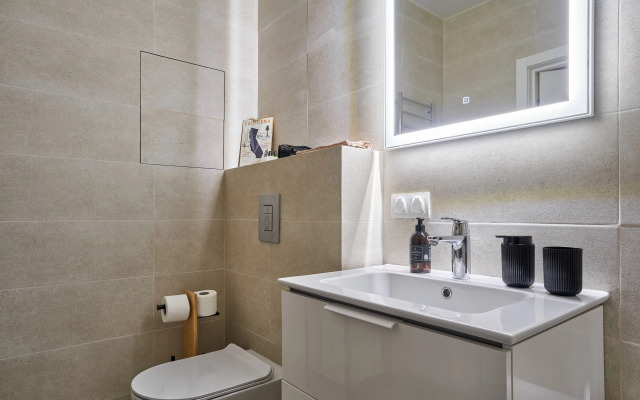 Квартира с двумя спальнями Новоданиловская 8