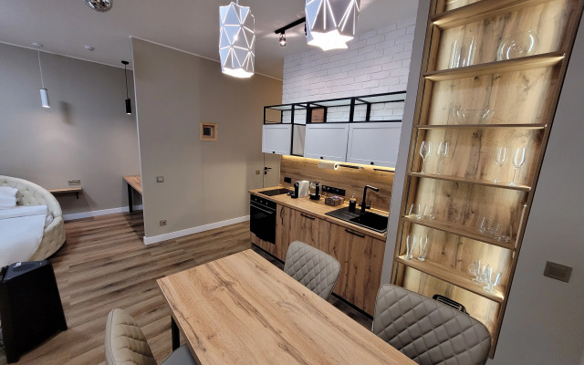 Spa Loft s Saunoy i Dzhakuzi v ZHK Metropolis Flat