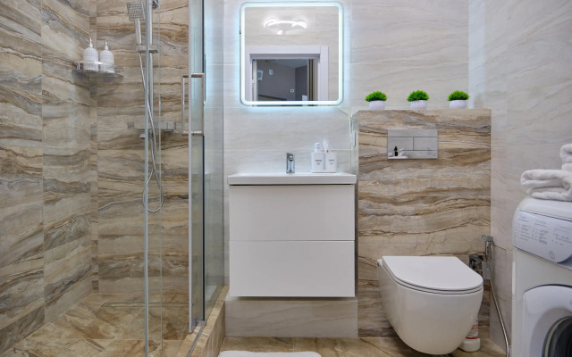 Апартаменты Уютные Aпартaмeнты RentРlаzа на 19 этажe