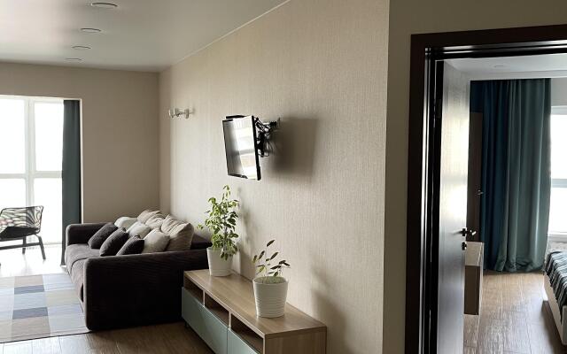 Апартаменты Двухкомнатные в Центре с Панорамным Видом 6 Этаж