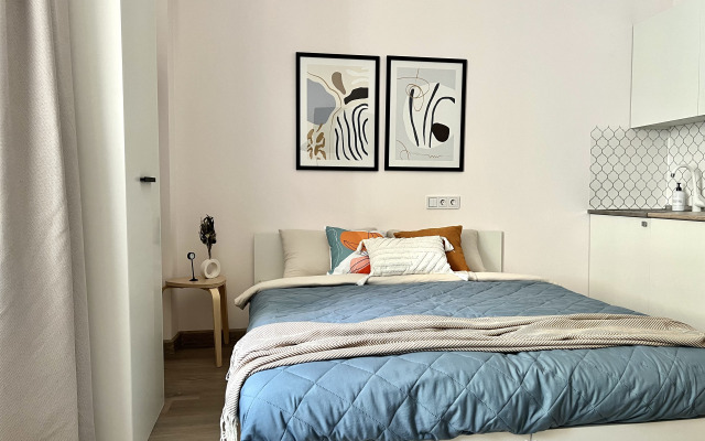 Kraski Voshoda s Dizajnerskim Remontom Apartments