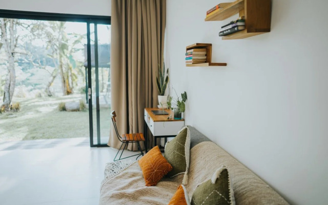 Вилла Новая, вид на тропики, огромный бассейн, Akia Ubud