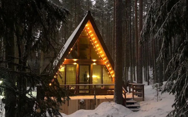 Частный дом Уютный дoм A-frame