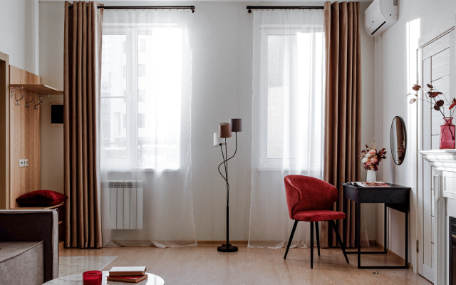 Yevrodvushka Kaminnaya Istoriya V Samom Serdtse Sochi Flat