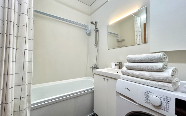 Апартаменты FSF В Географическом Центре с Дистанционным Заездом