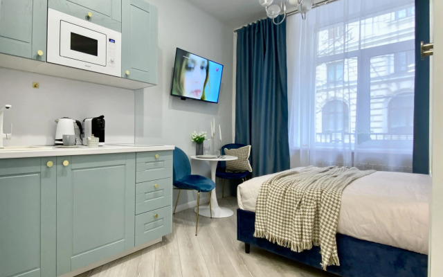 Dizaynerskaya Studiya S Dvuspalnoy Krovatyyu Flat