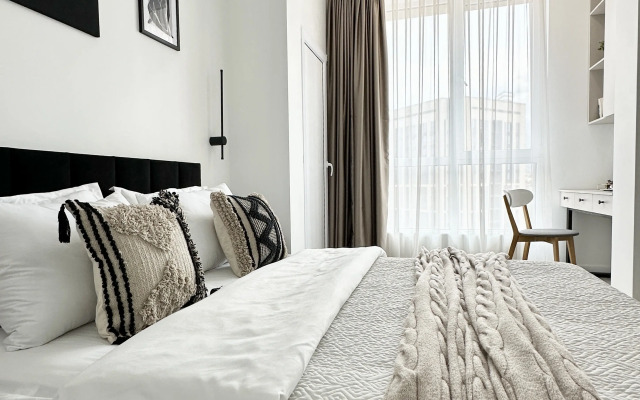 Апартаменты 158/4 Комфорт сити с двуспальной кроватью, диваном и красивым видом