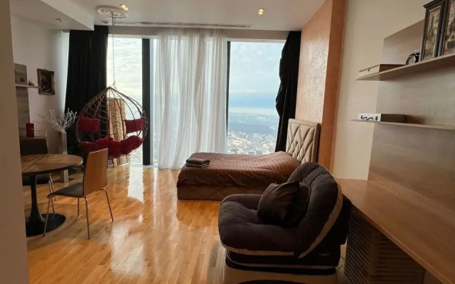 Studiya S Kachelyyu V Moskva-Siti Neva Towers Apartments