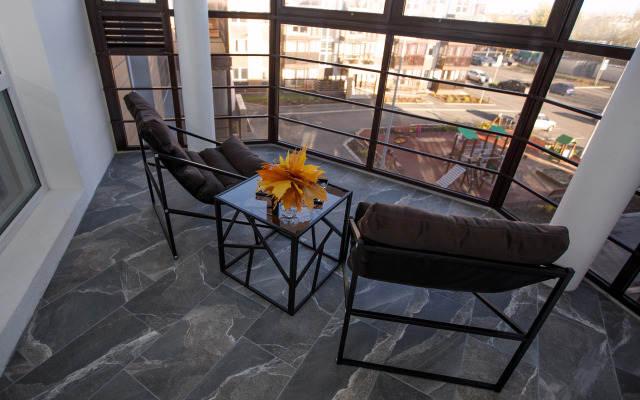 Квартира Романтичная евродвушка с панорамными окнами для незабываемого отдыха