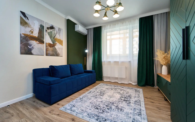 Квартира дизайнерская однокомнатная на 5 гостей