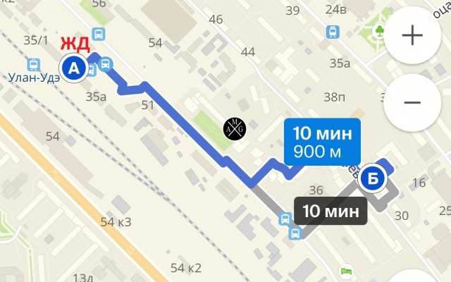 Однокомнатная квартира рядом с ЖД вокзалом