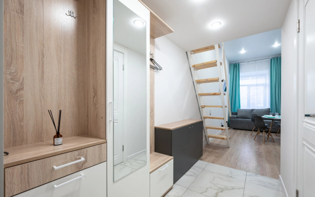 Апартаменты Двухуровневая Студия на Коломенской