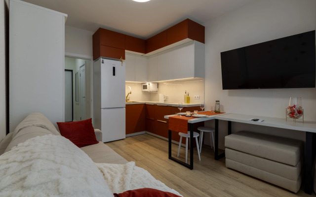 Studiya s Vidom na Zaliv na Vasilyevskom Ostrove Flat