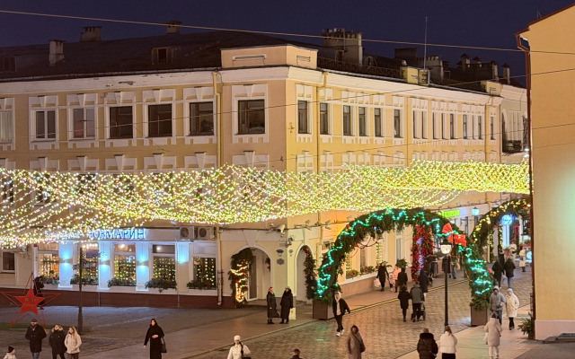 Апартаменты в самом центре города с видом на пешеходную улицу