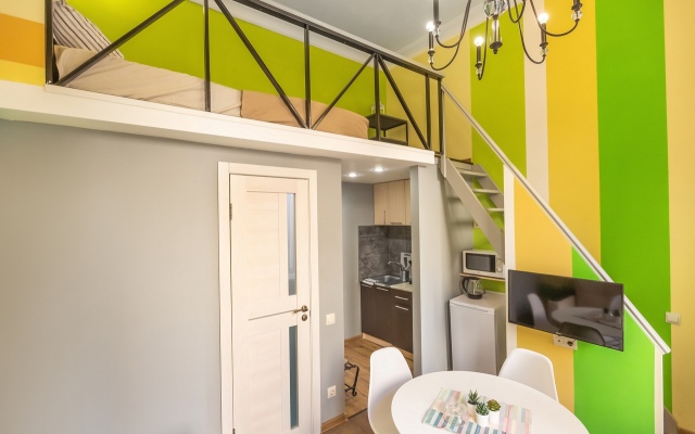 Апартаменты Nekrasoffapart Двухуровневые Green