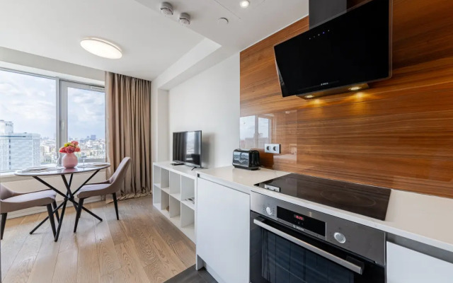 Апартаменты Нежная видовая студия Smart Host