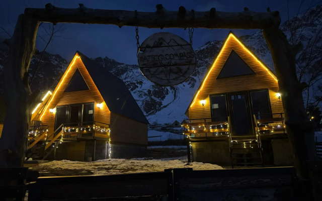 Private house cottage kazbegi compass