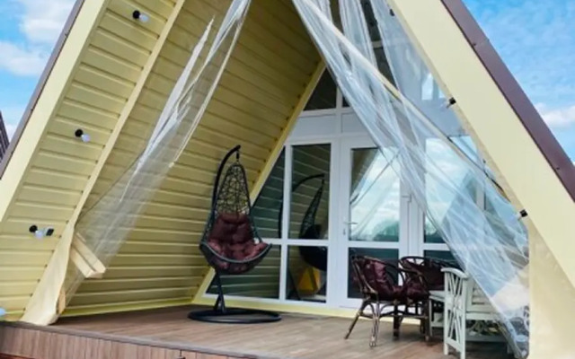 A-Frame S Chanom Korichnevy 2 Private house