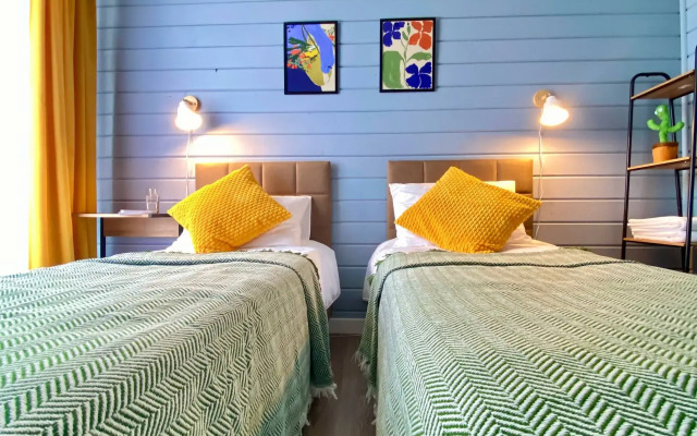 Частный дом дизайнерский великолепной уличной территорией