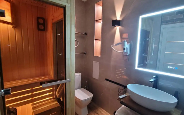 Квартира 1-комнатная с сауной и джакузи в ЖК Scandis